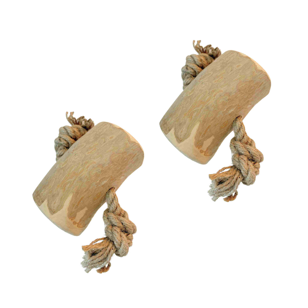 Koffieboomwortel met henneptouw XXL - Per stuk