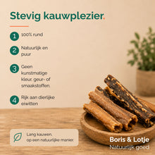 Peau de tête de bœuf 30 cm - 500 grammes