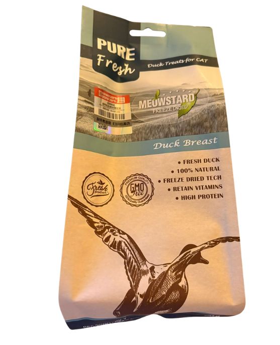 Magret de canard Friandises pour chats 100 % naturelles 70 grammes – Par pièce