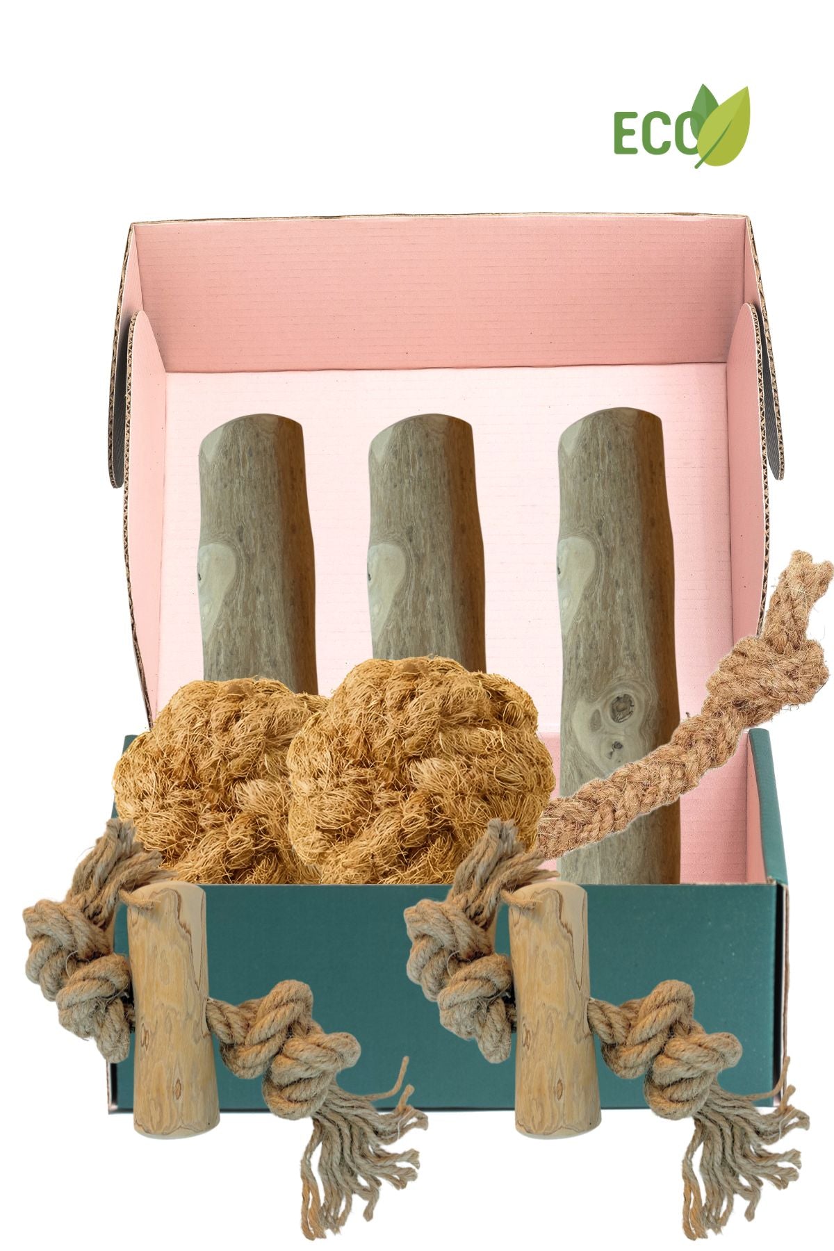 Pack pour chien Deluxe M - Mâchouillage et jeu naturels