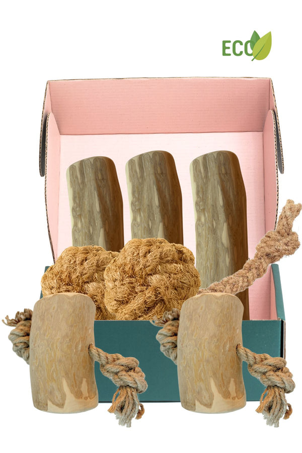 Deluxe hondenpakket XXL - Natuurlijk kauwen en spelen