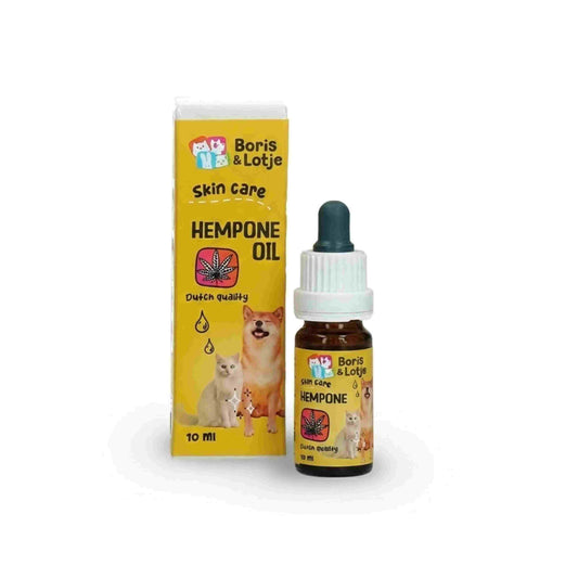 Hennepzaadolie huidverzorging voor hond en kat 10 ml - Per stuk