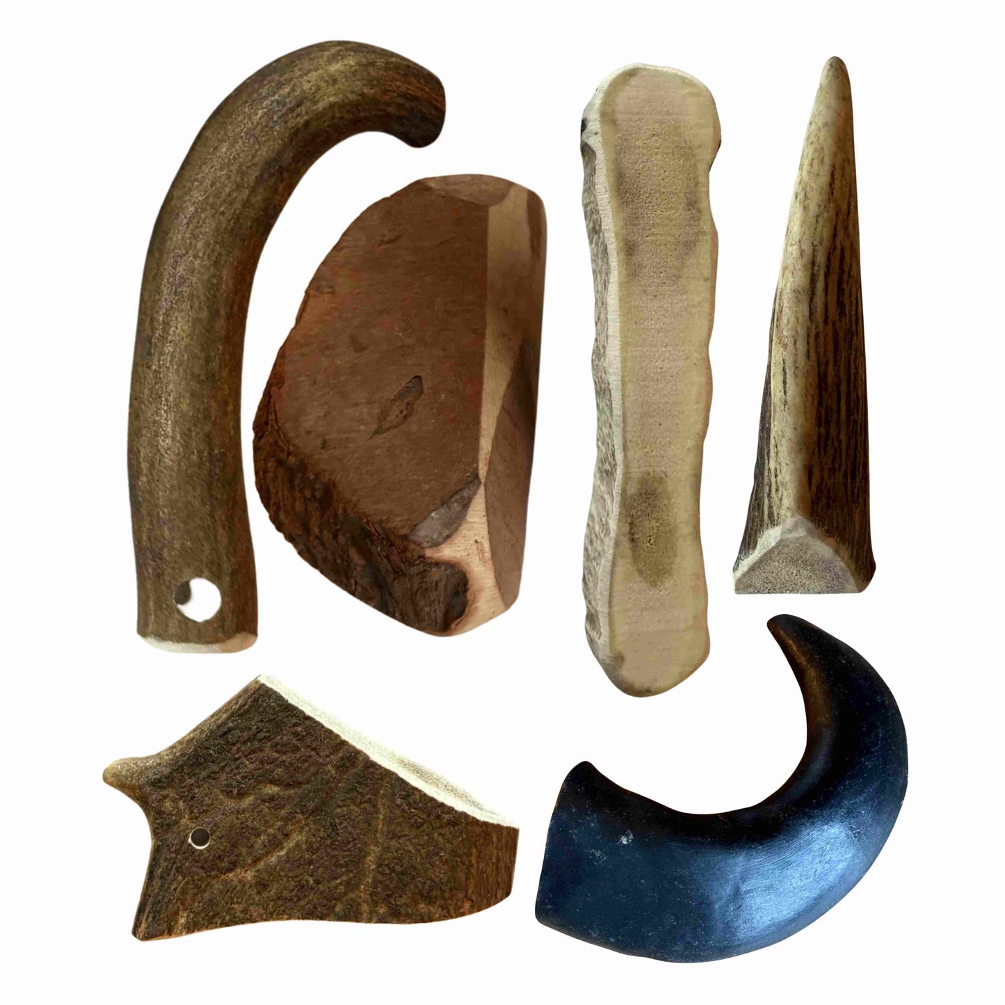 Probeerbox natuurlijke kauwsnacks (6 stuks), honden tot 6kg, maat S