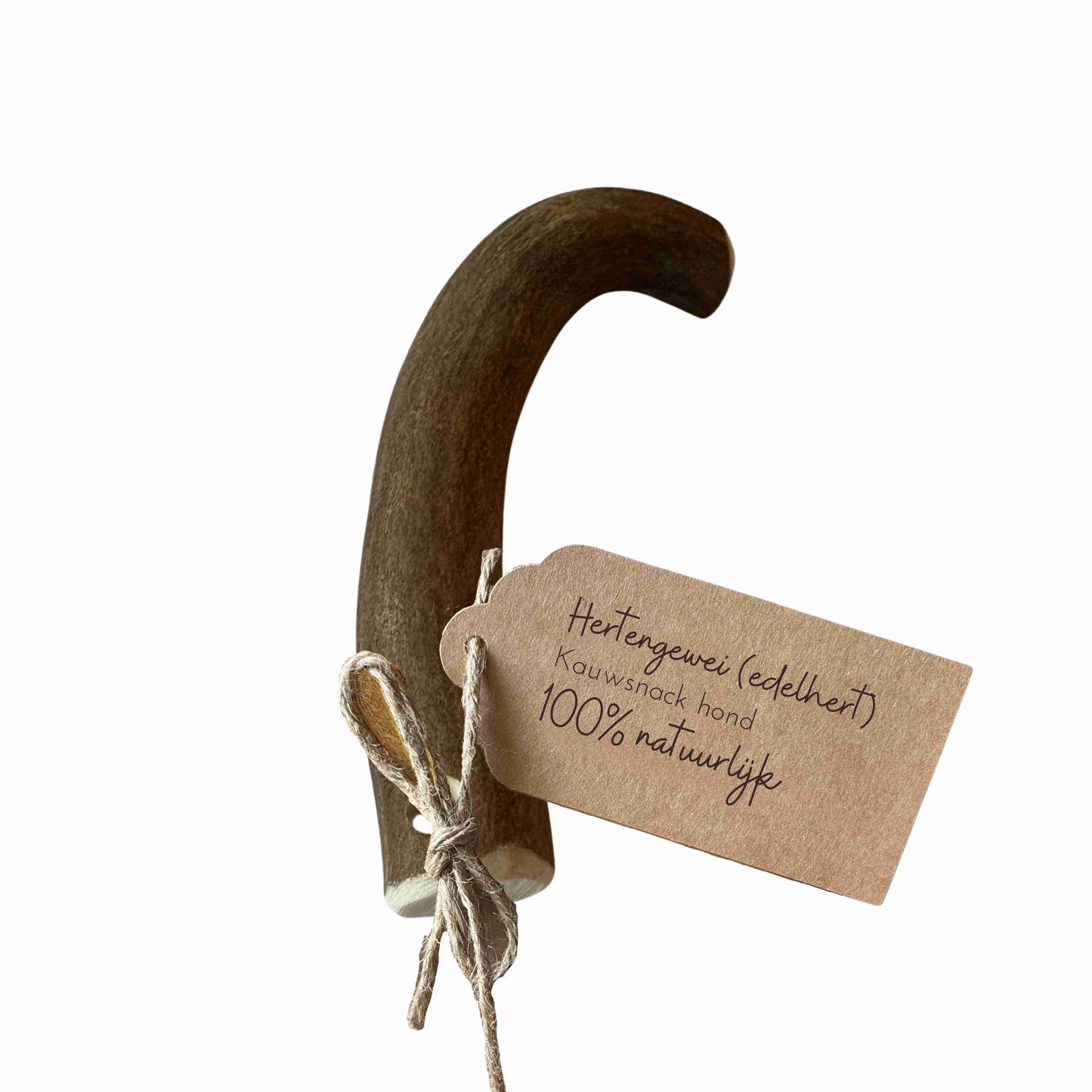 Hertengewei edelhert hondensnack 100% natuurlijk - maat S (51–74 gram)