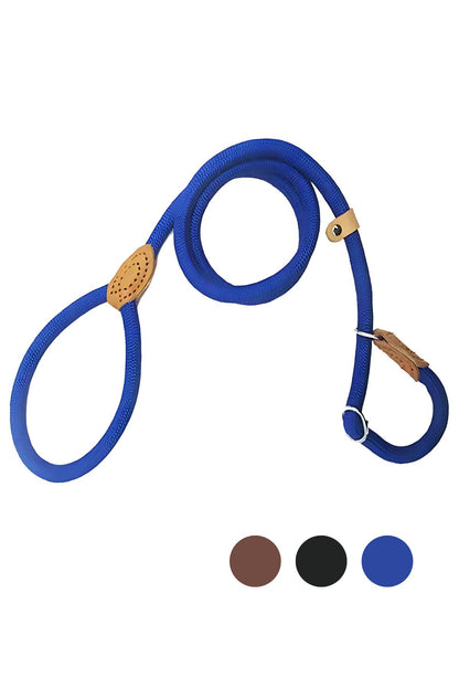 Hondenriem Trainingslijn Blauw 180 cm - Per stuk