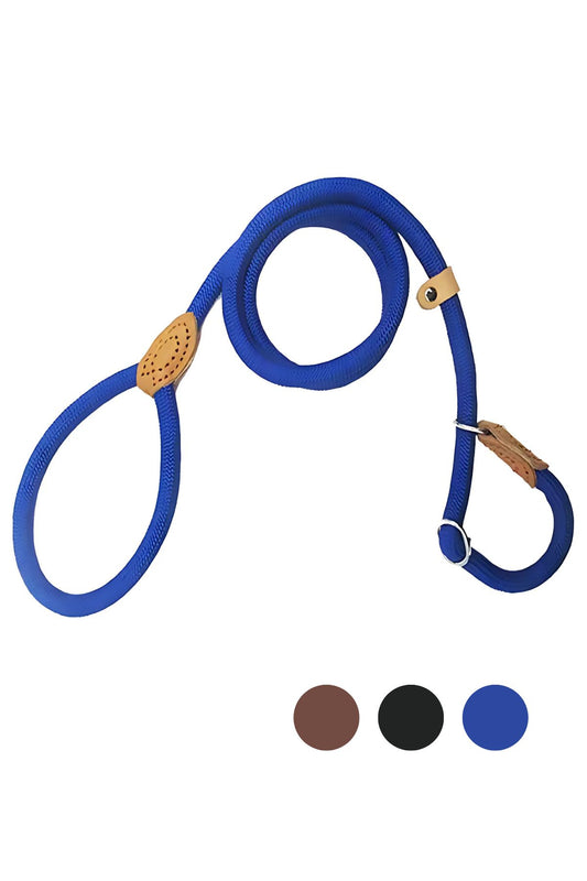 Hondenriem Trainingslijn Blauw 180 cm - Per stuk