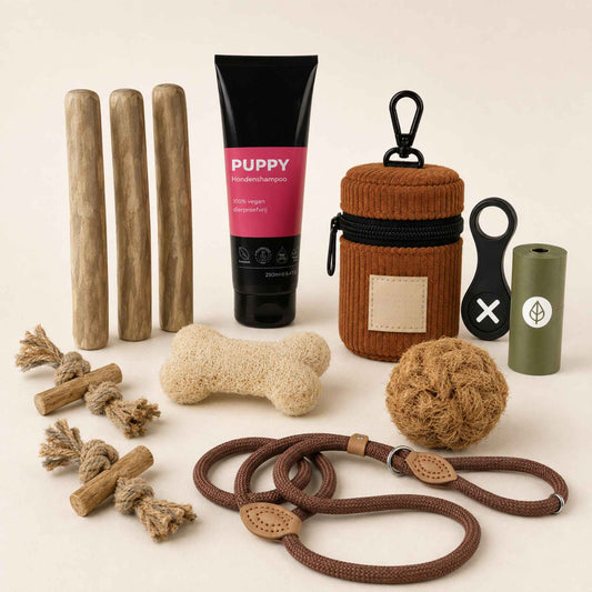Puppypakket Complete Startbox S, Pups van 6 tot 12 kg – Kauwen, spelen en verzorgen