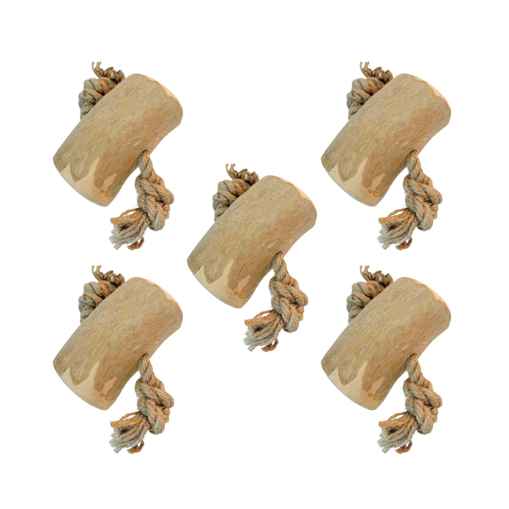 Koffieboomwortel met henneptouw XXL - Per stuk