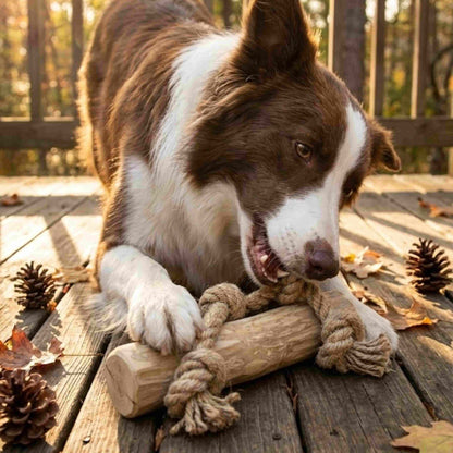Koffiehout met trektouw L - Per stuk