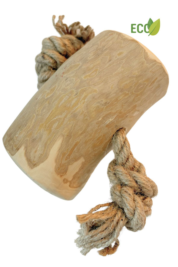 Koffieboomwortel met henneptouw XXL - Per stuk
