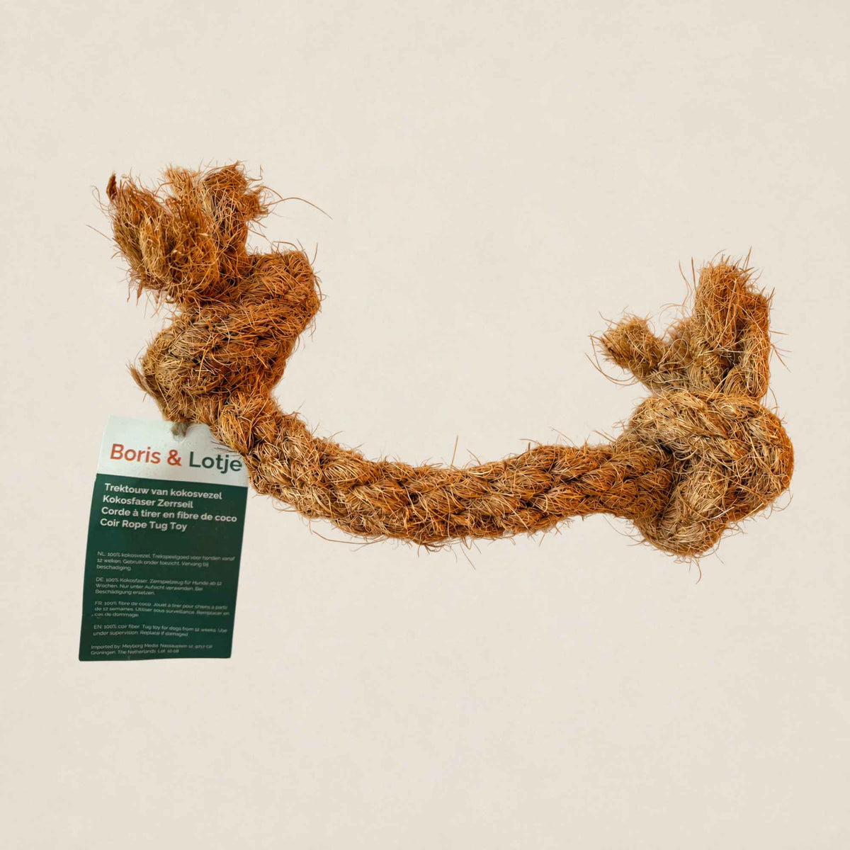 Corde à tirer en fibre de coco M - 27 cm